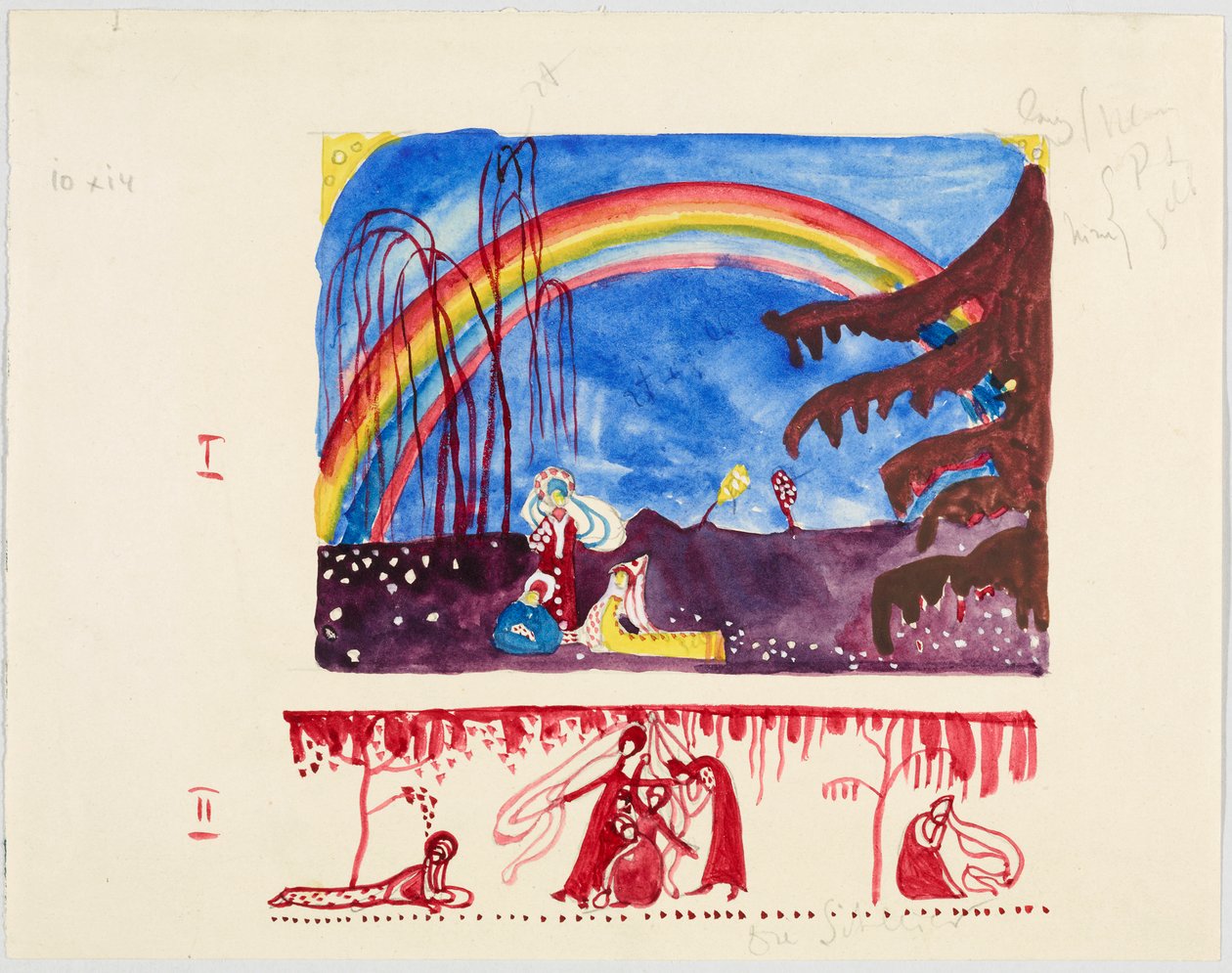 The Veil by Wassily Kandinsky