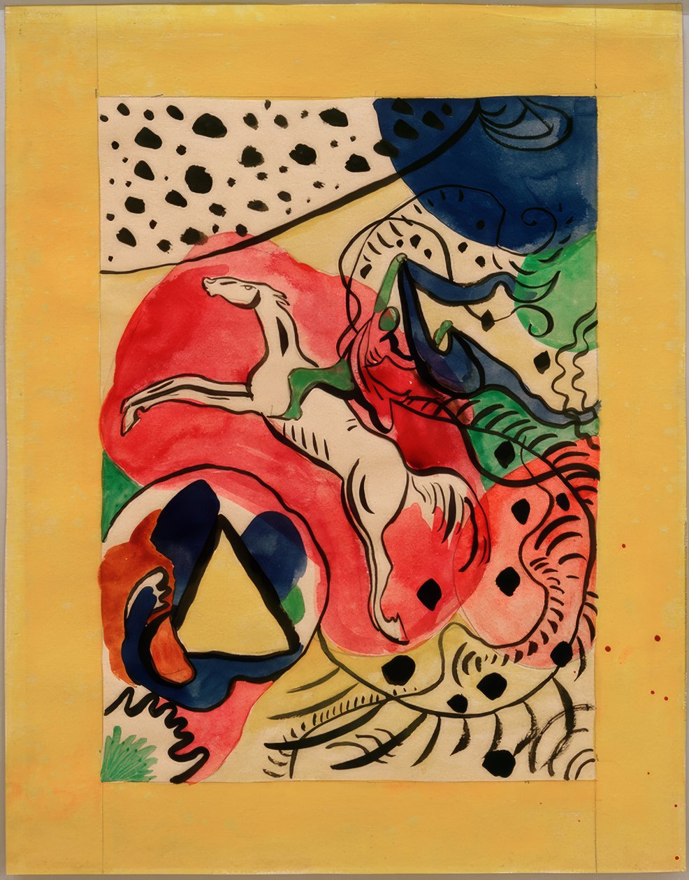 Design for the Cover of the Almanac Der Blaue Reiter