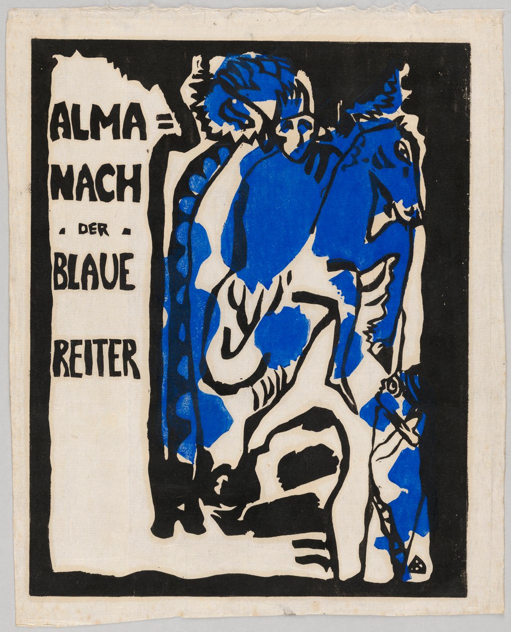 Woodcut for the Almanac 'The Blue Rider'