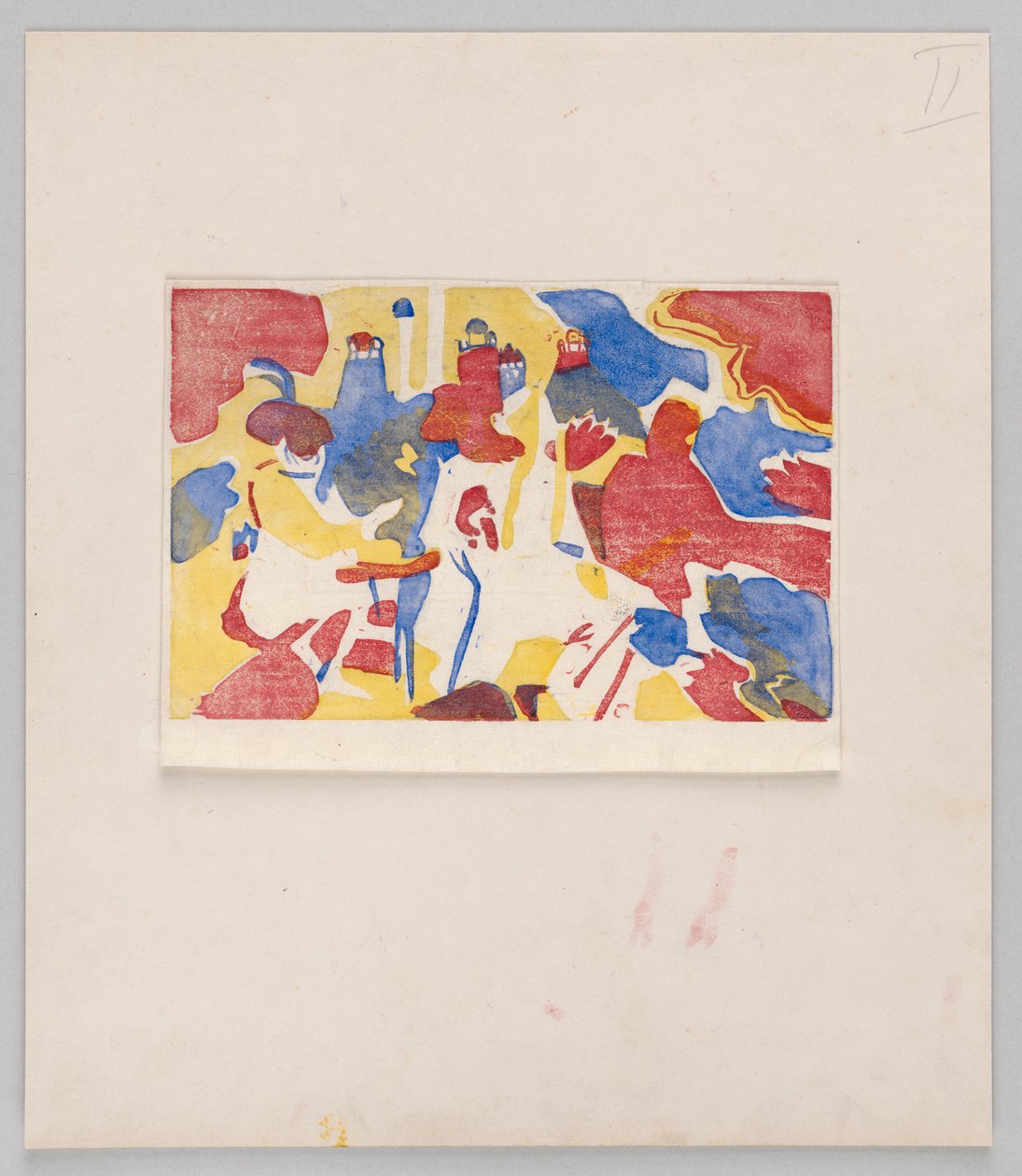 Woodcut for the Painting "Oriental" (First State) by Wassily Kandinsky