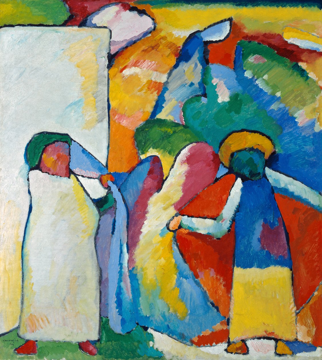 Improvisation 6 ("African") by Wassily Kandinsky