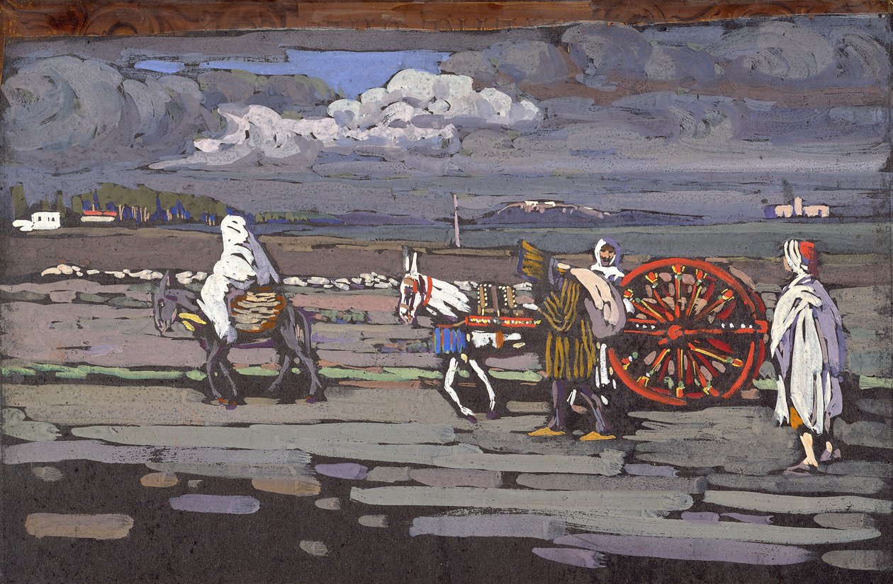 Landstraße by Wassily Kandinsky