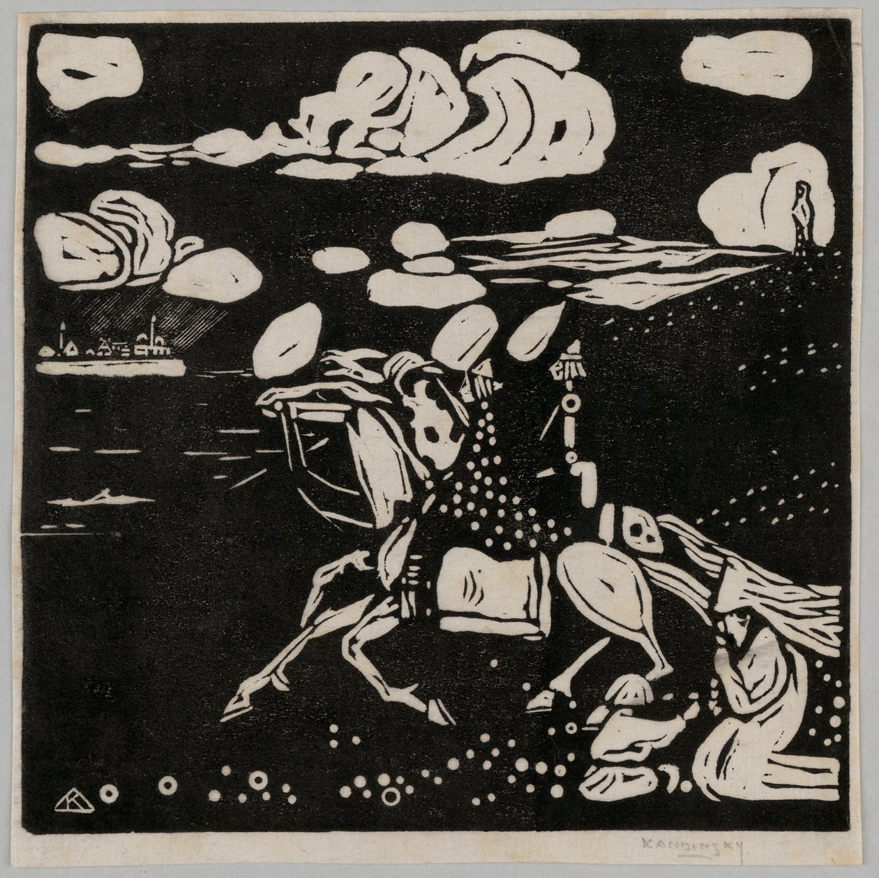 Rider (The Knights) by Wassily Kandinsky