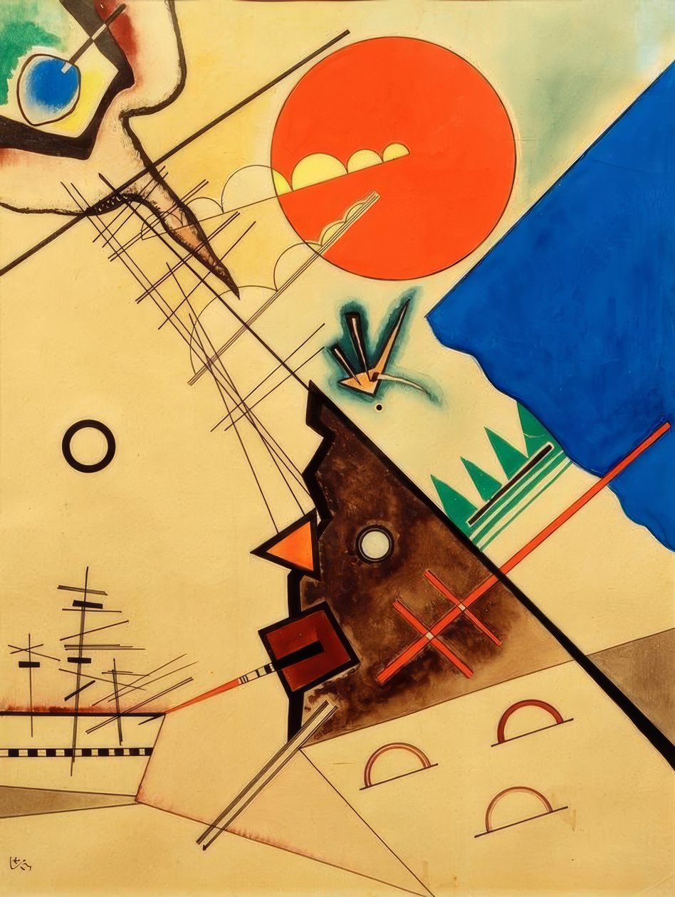 Red Circle by Wassily Kandinsky: Premium art reproduction
