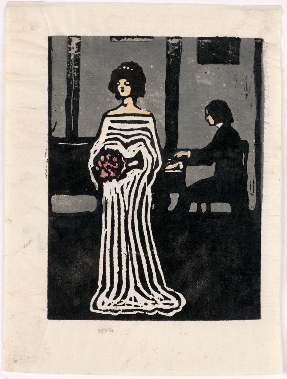 Singer (Second State) by Wassily Kandinsky