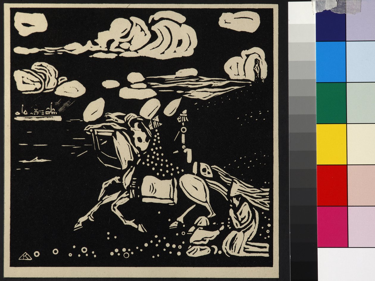 The Knights by Wassily Kandinsky