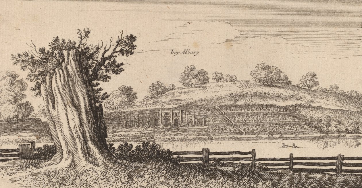 Albury, 1645 by Wenceslaus Hollar