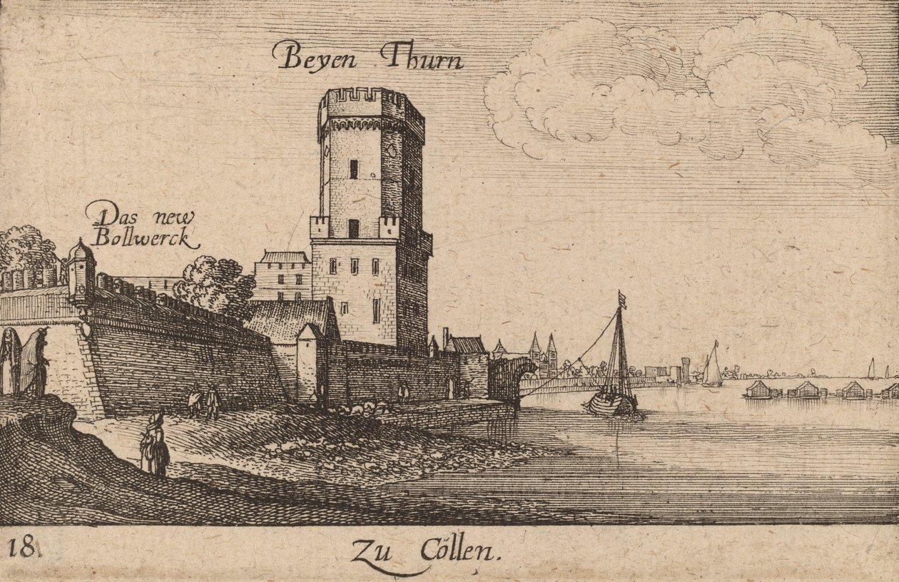Cologne, 1635 by Wenceslaus Hollar