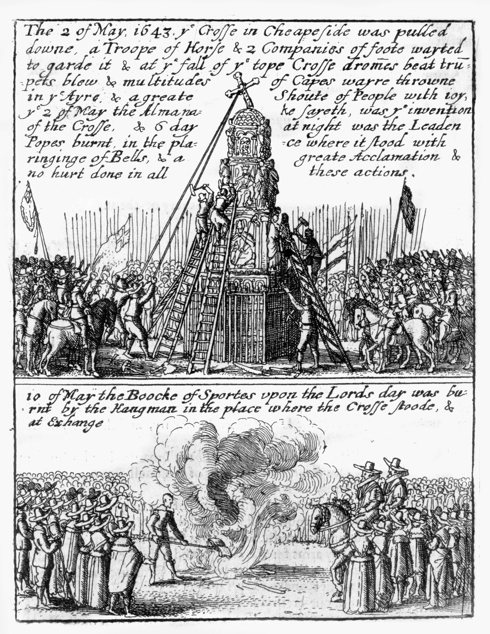 Destruction of Cheapside Cross; the 