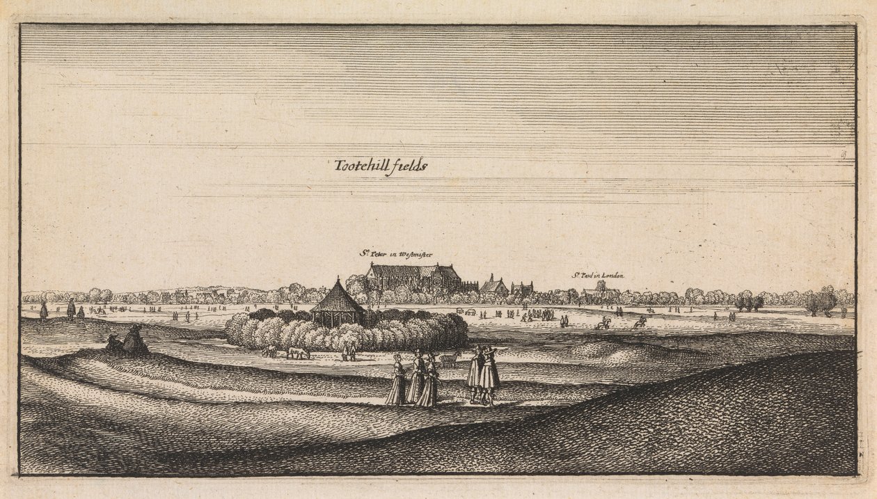 English Views: Tootehill Fields by Wenceslaus Hollar