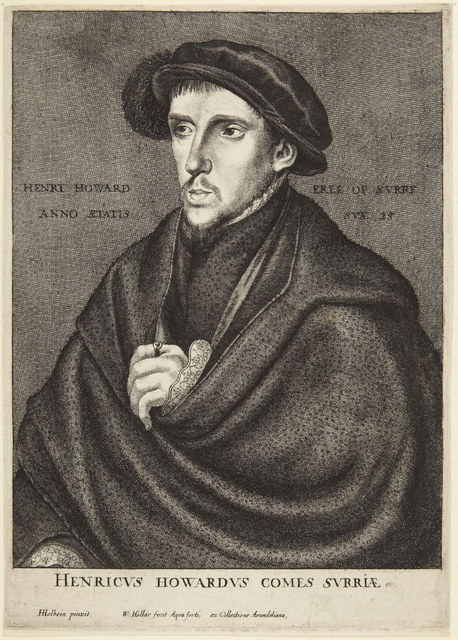 Henry Howard, Earl of Surrey by Wenceslaus Hollar