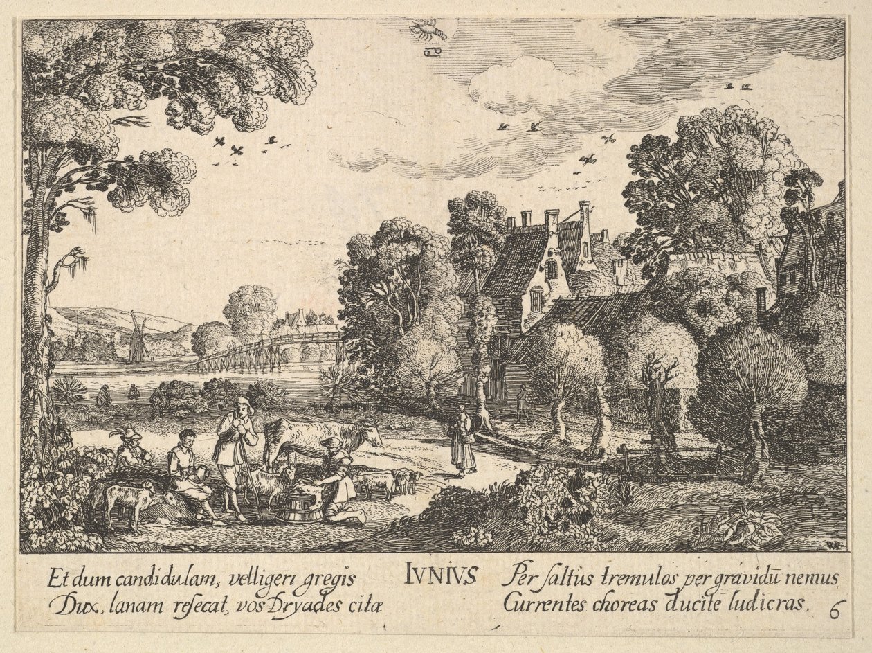 June, 1628-29 by Wenceslaus Hollar