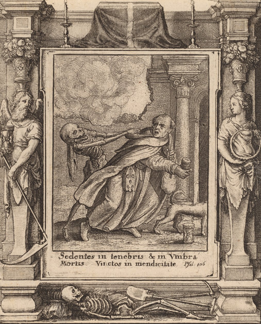Monk by Wenceslaus Hollar