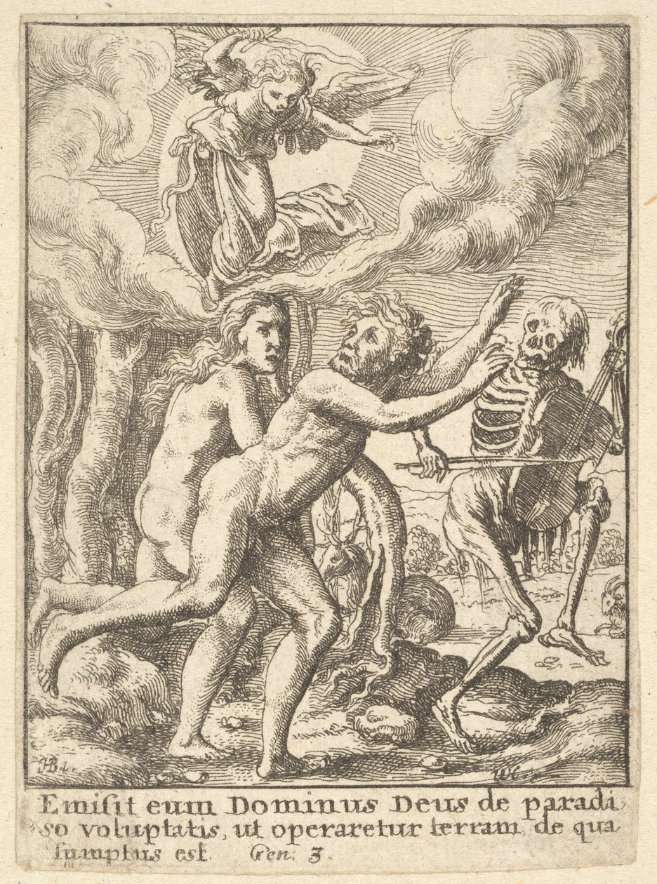 Paradise Lost, from the Dance of Death by Wenceslaus Hollar