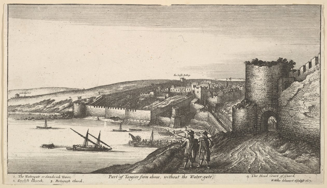 Part of Tangier from Above, Without the Water-Gate by Wenceslaus Hollar