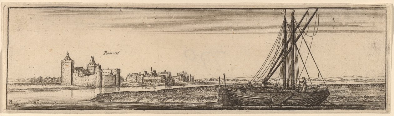 Roerort, c. 1632 by Wenceslaus Hollar