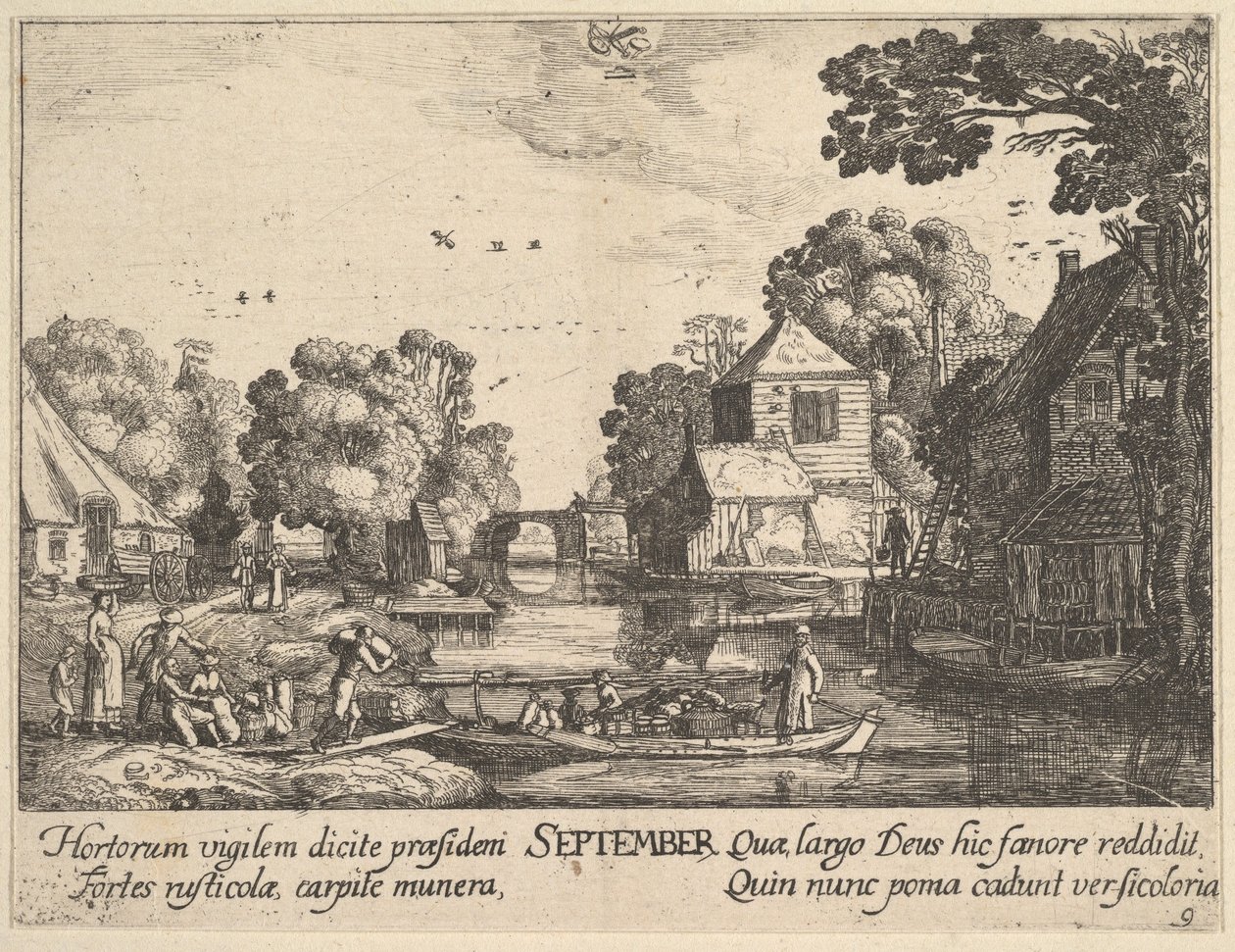September by Wenceslaus Hollar