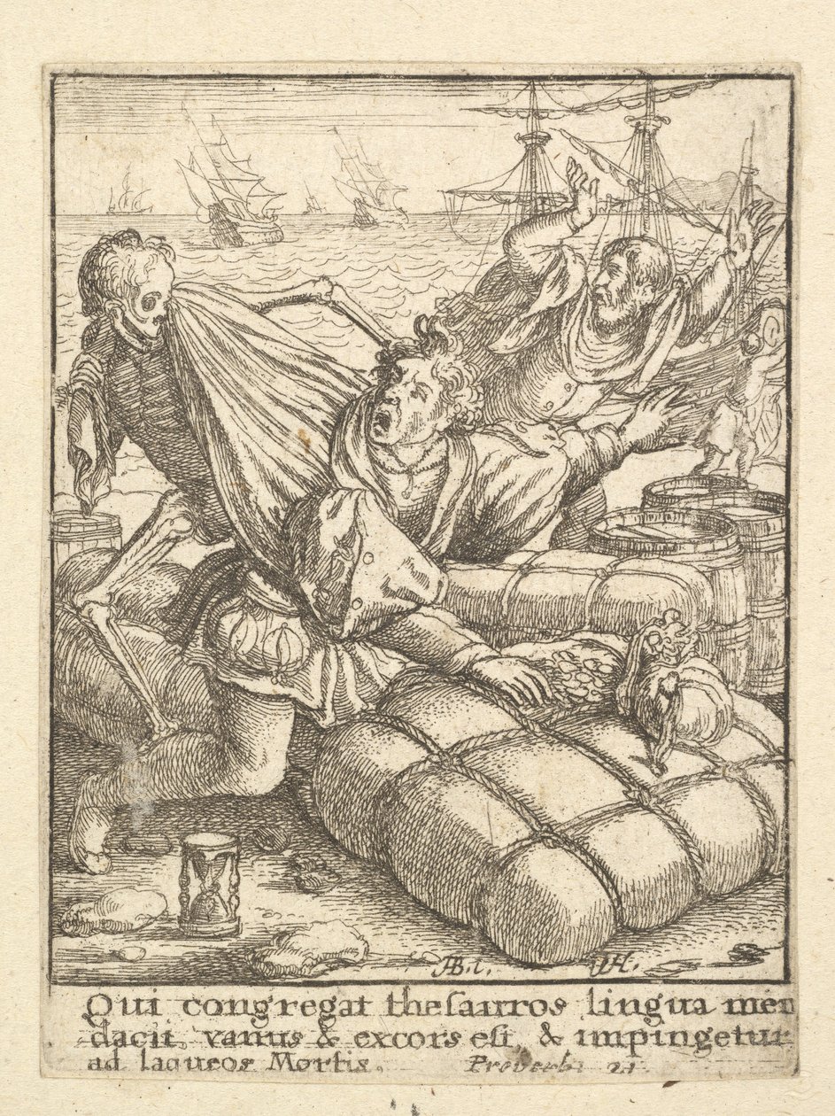 The Merchant, from the Dance of Death by Wenceslaus Hollar