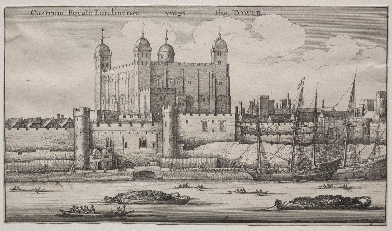 The Tower, London by Wenceslaus Hollar