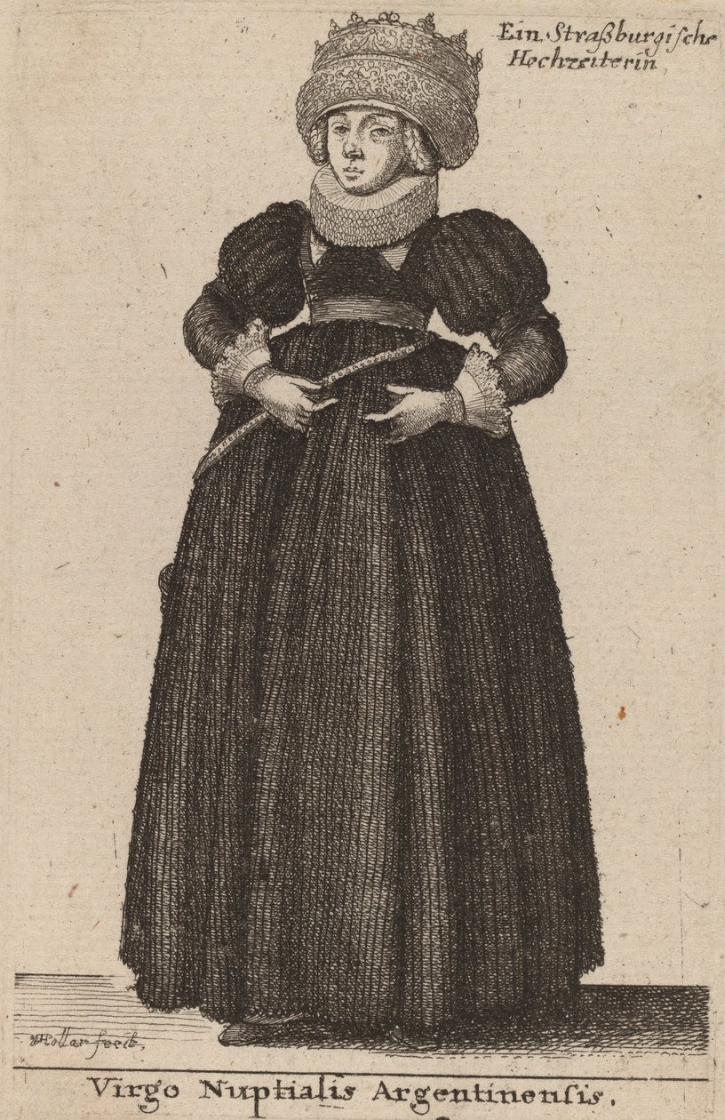 Virgo Nuptialis Argentinensis by Wenceslaus Hollar