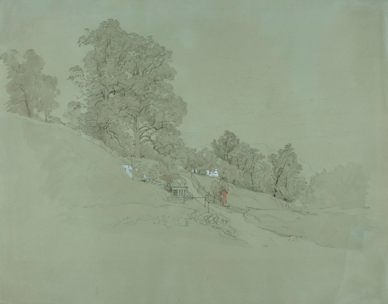 Hillside Landscape by Werner Holmberg