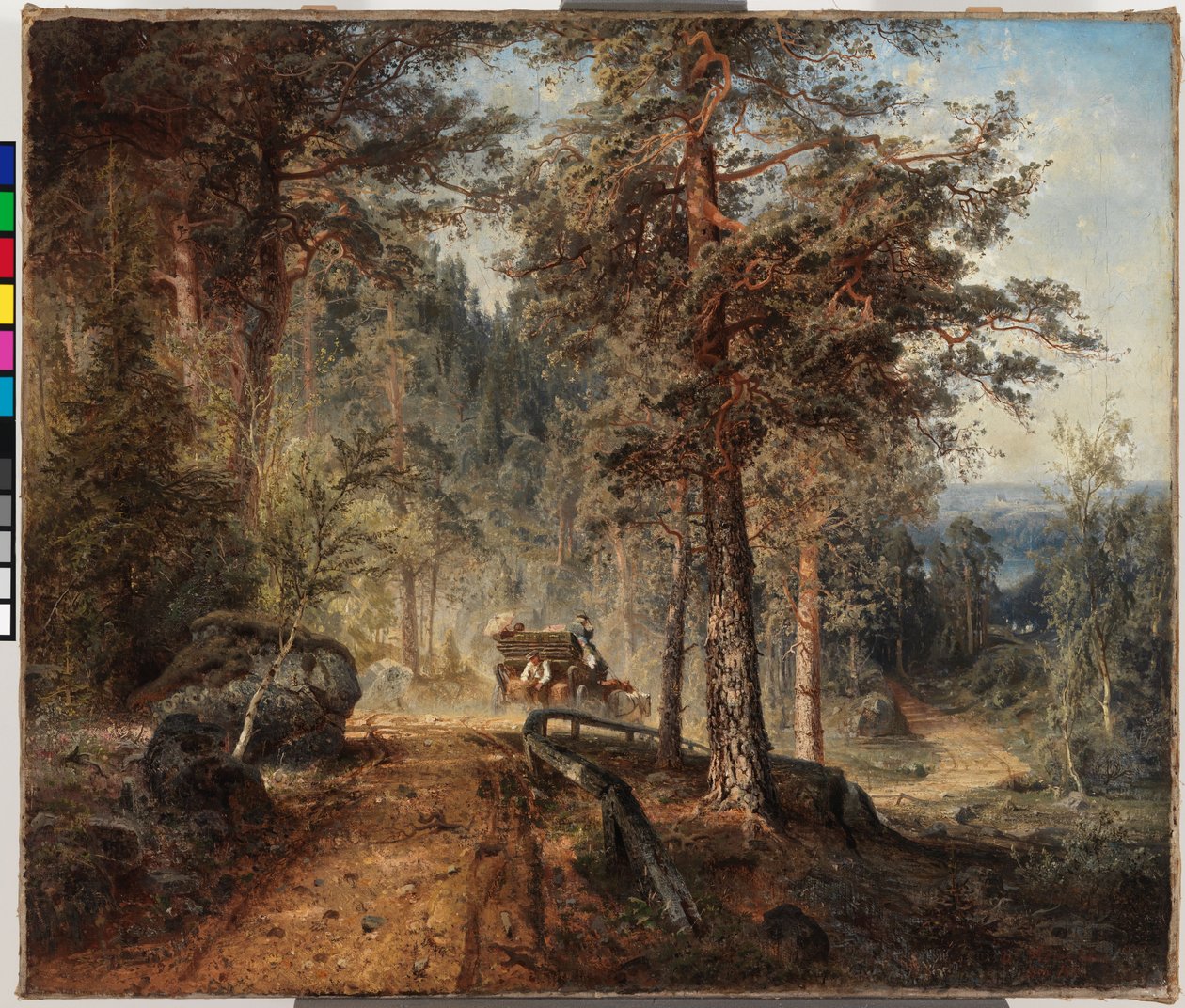 Road in Häme (A Hot Summer Day) by Werner Holmberg