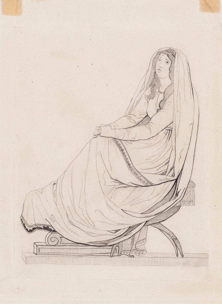 Woman Seated by Werner Holmberg
