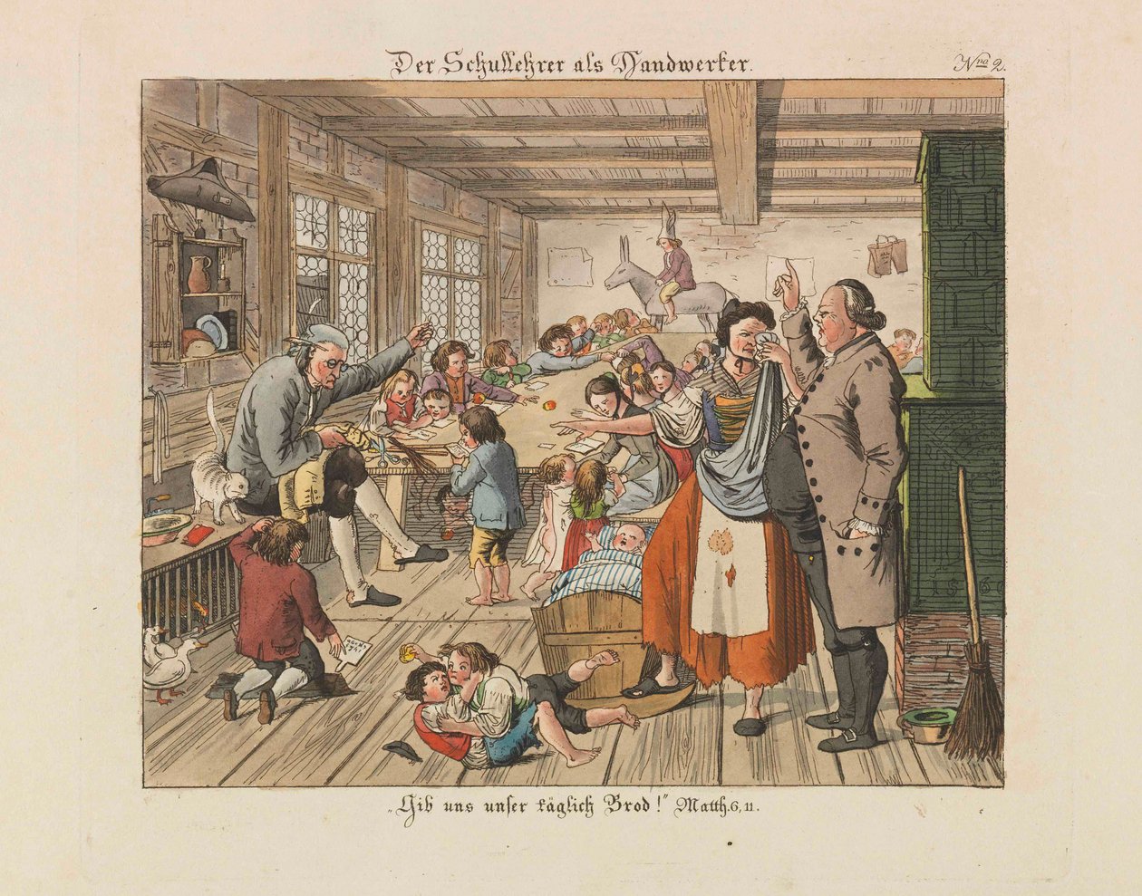 Schoolteacher as Craftsman, 1825 by Wiessner