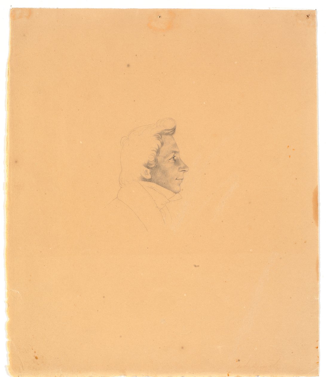 Portrait of Bernhard Stange by Wilhelm Bendz