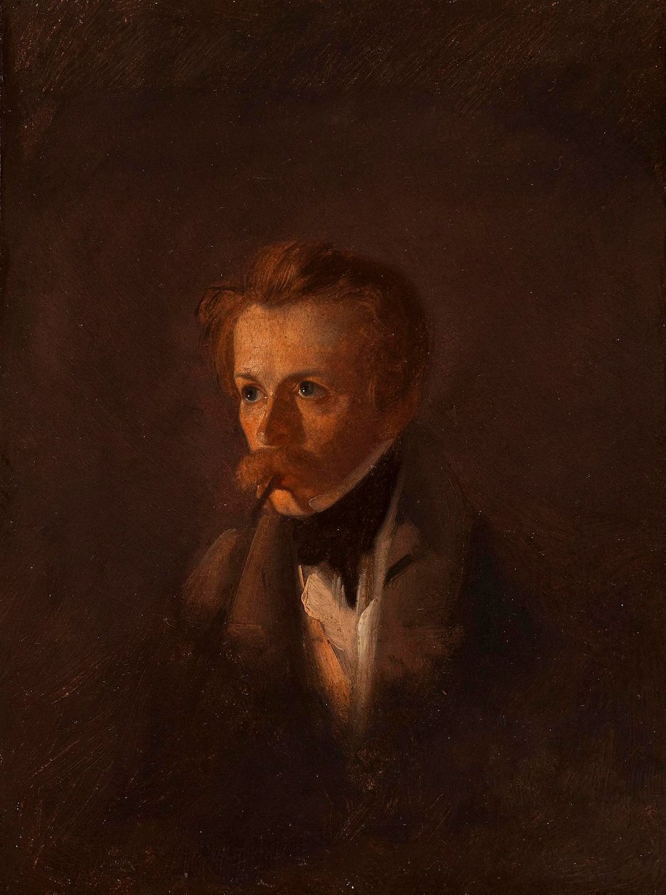 Portrait of Daniel Fohr by Wilhelm Bendz