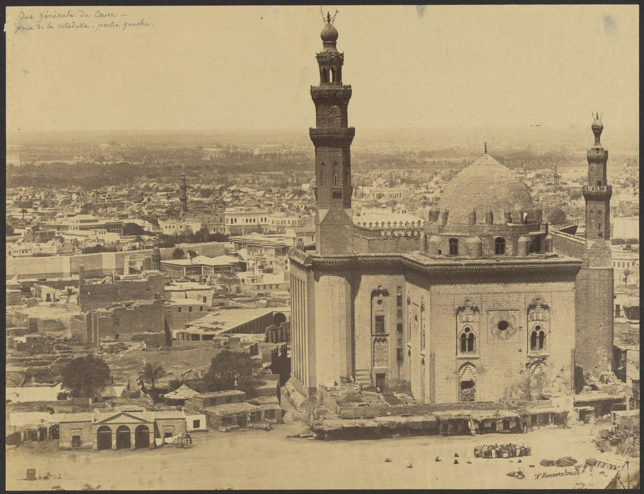General View of Cairo - Taken from the Citadel, Left Part by Wilhelm Hammerschmidt
