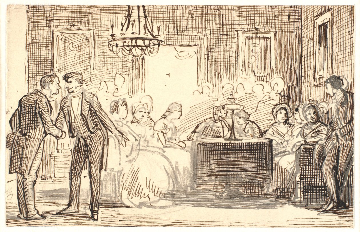 Copenhagen Social Scene by Wilhelm Marstrand