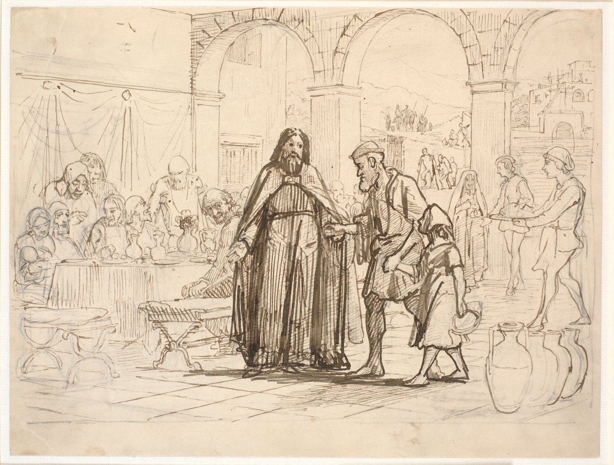 The Parable of the Great Supper by Wilhelm Marstrand
