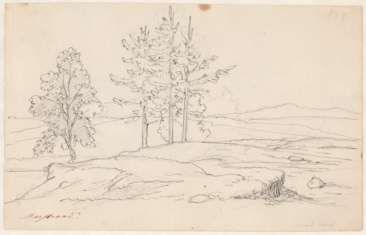 Swedish Landscape by Wilhelm Marstrand