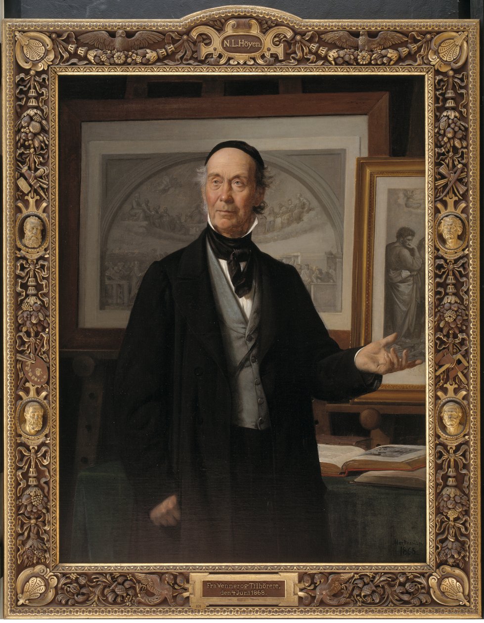 The Art Historian N.L. Høyen by Wilhelm Marstrand