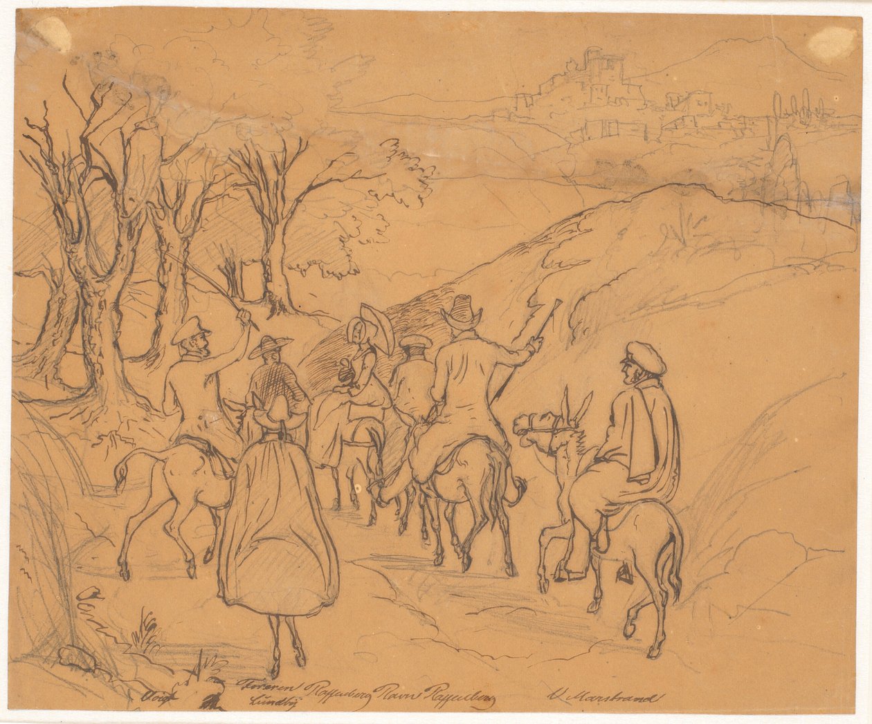 Excursion to the Alban Hills by Wilhelm Marstrand