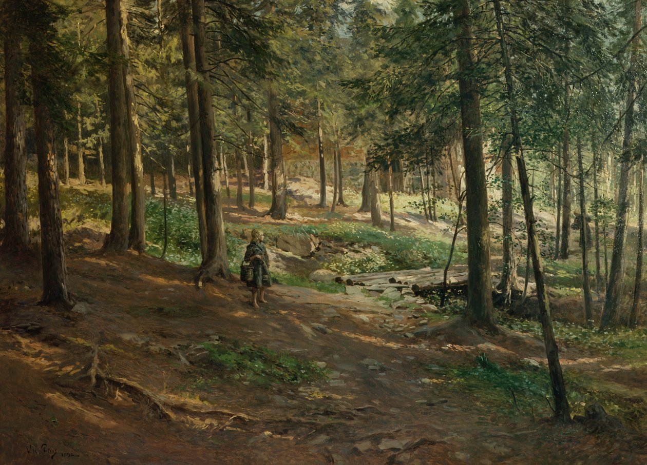 Forest Landscape by Wilhelm Peters