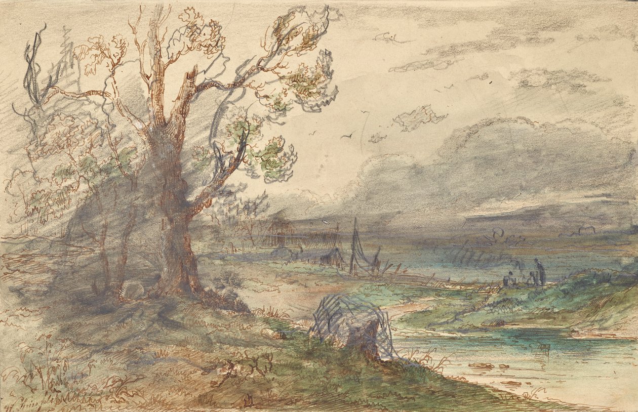 Landscape by the River by Wilhelm Steinfeld