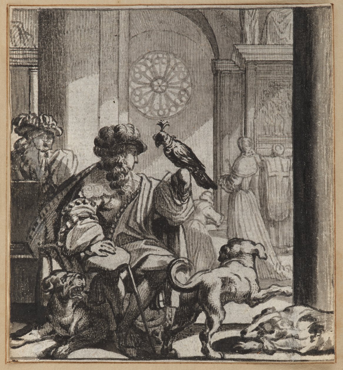 The Fool Going To Church A La Fashion Fool by Wilhelm Stettler