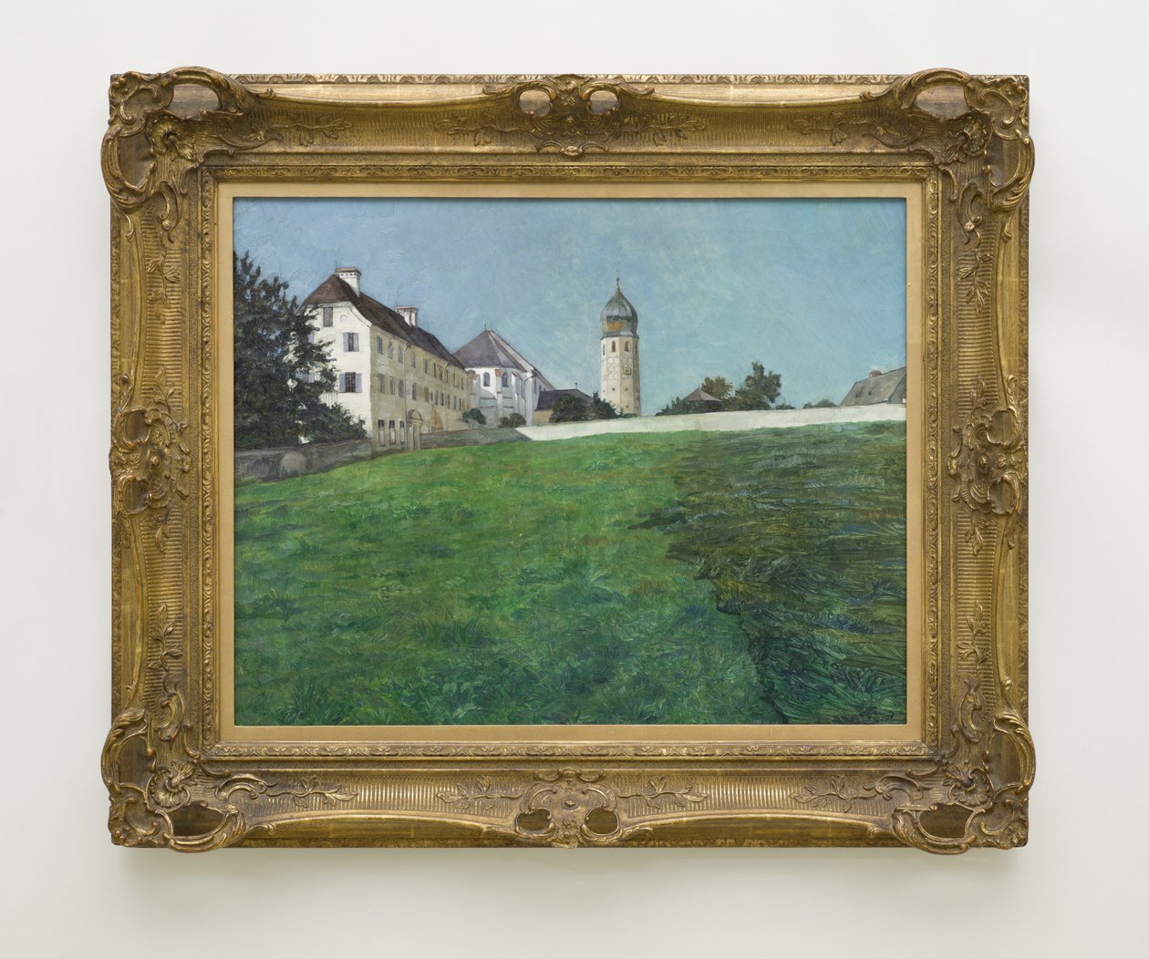 A View of Frauenchiemsee by Wilhelm Trübner