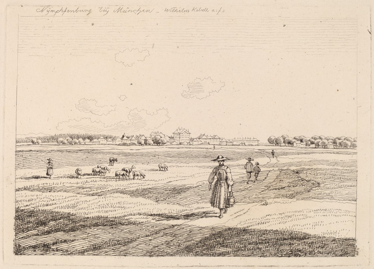 Nymphenburg by Wilhelm von Kobell