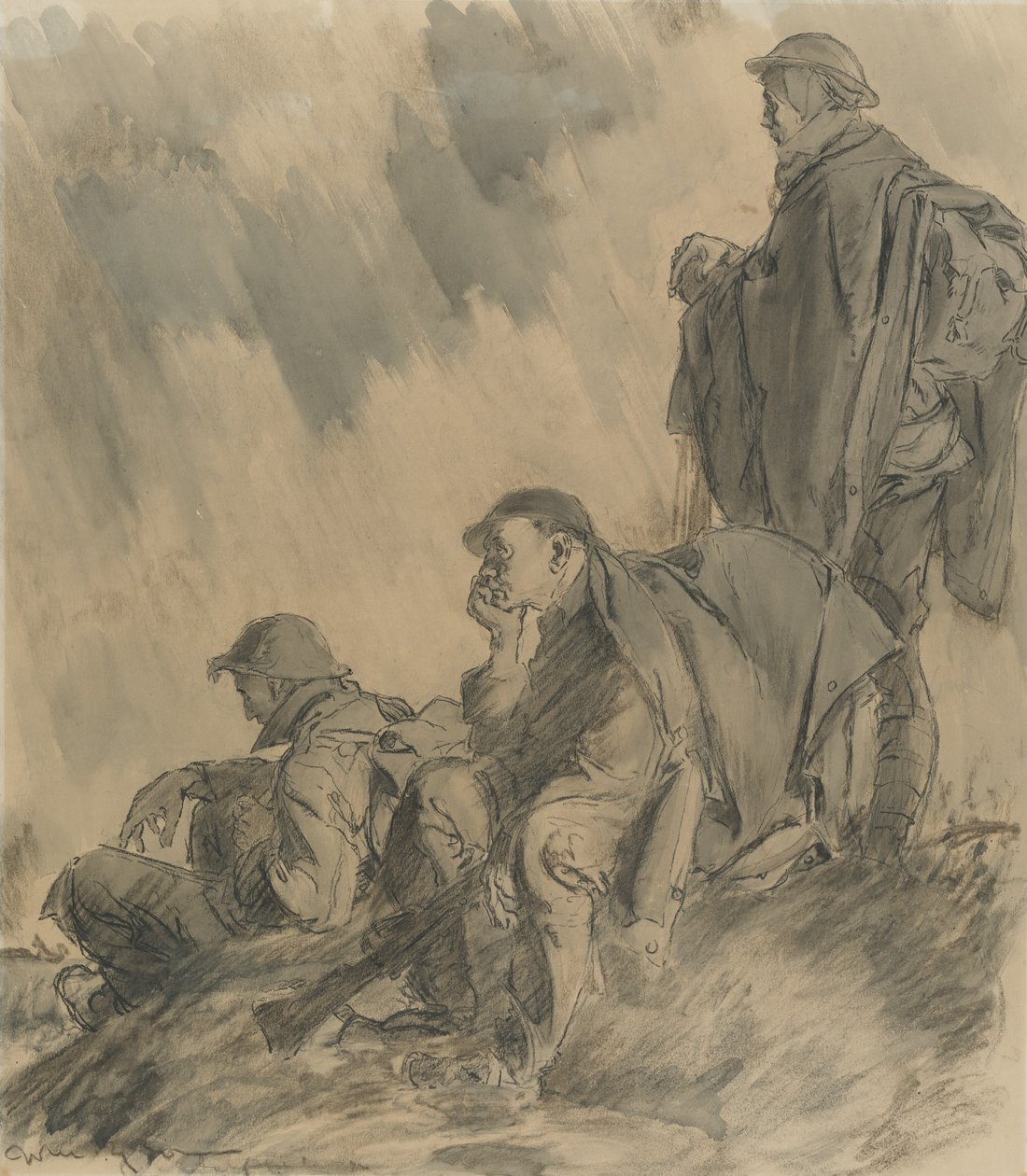 Eternal Waiting, 1917 by Will Dyson