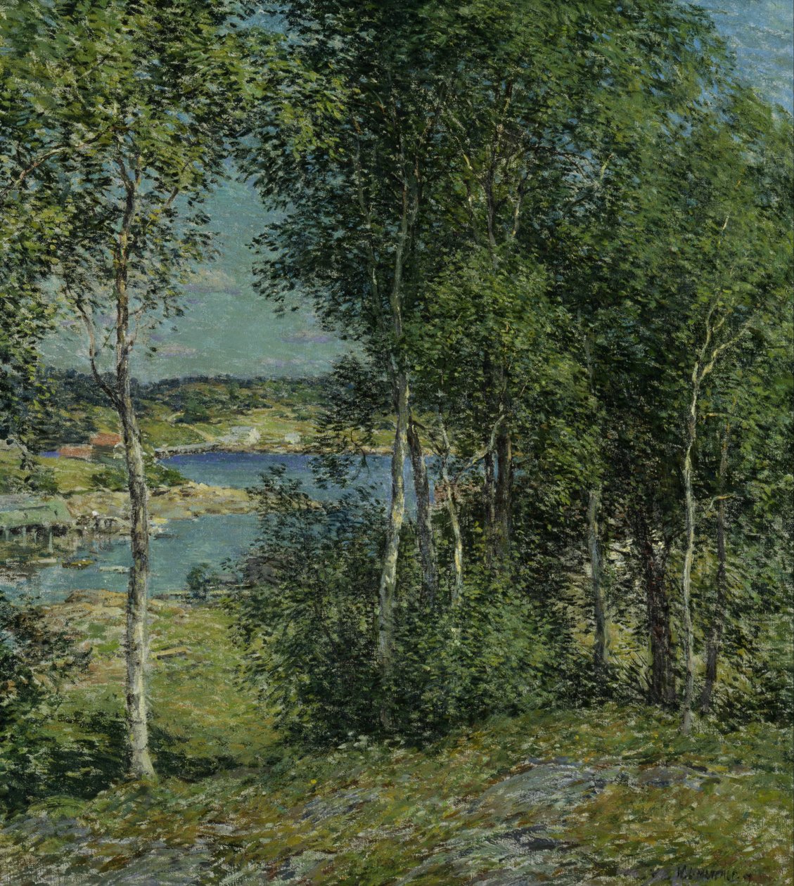 A Family of Birches by Willard Leroy Metcalf