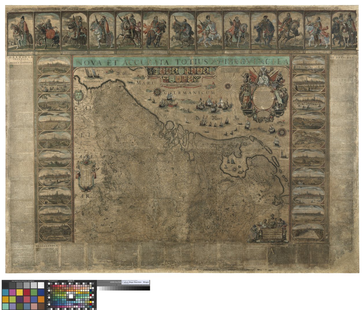 Map of the Netherlands by Willem Janszoon Blaeu
