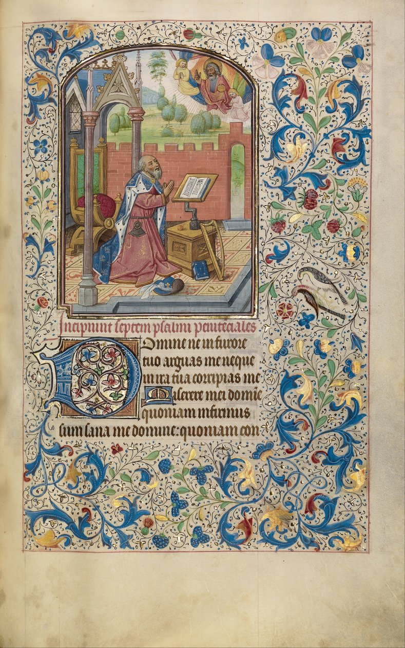 David in Prayer by Willem Vrelant