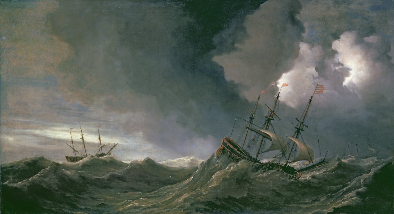 Storm at Sea by Willem van de Velde the Younger