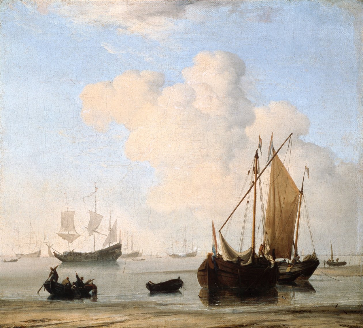 A Calm by Willem van de Velde the Younger