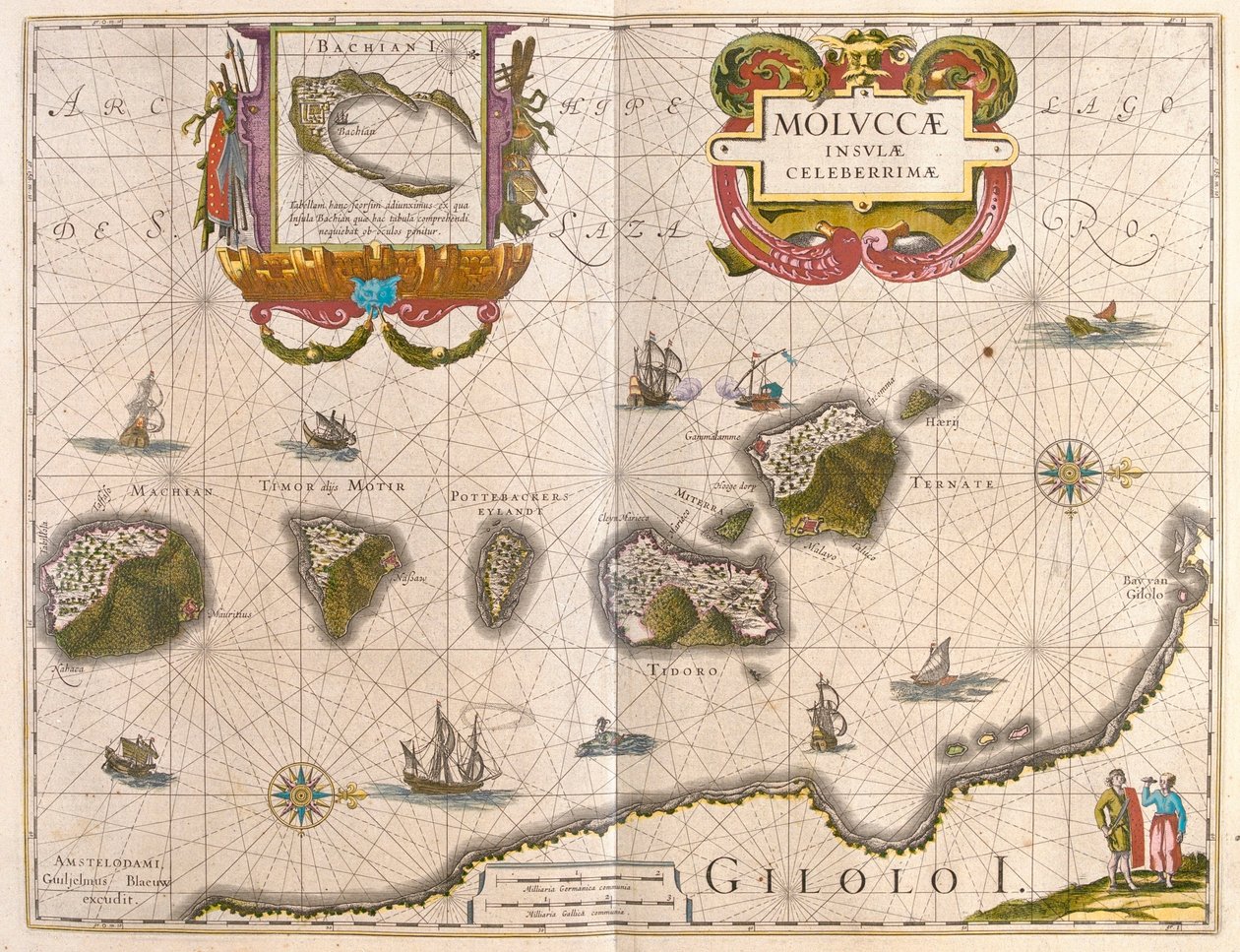 Spice Islands and Island of Bachian (Batjan), in 