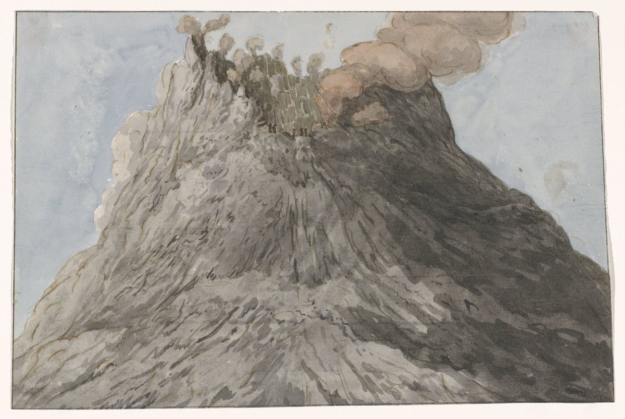 Etna Crater by Willem Carel Dierkens