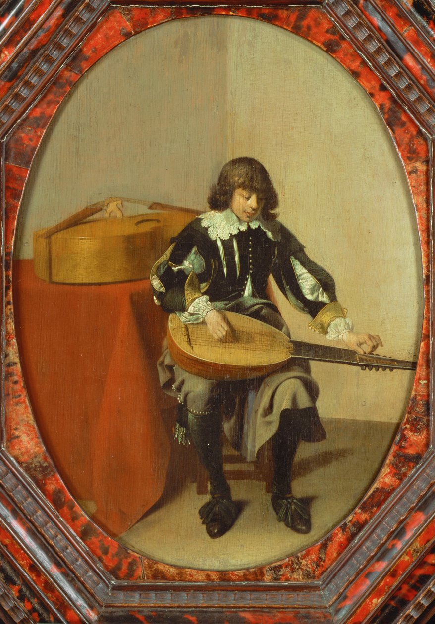 The young musician by Willem Cornelisz Duyster